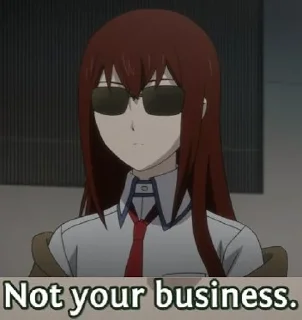Sticker 🤔 kurisu ❤ by @hououin_okabe