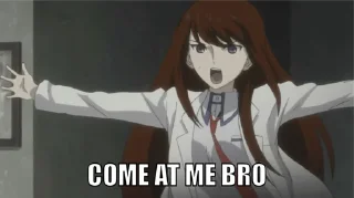 Video sticker 🤔 kurisu ❤ by @hououin_okabe