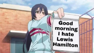 Video sticker 😡 Good Morning I Hate Lewis Hamilton