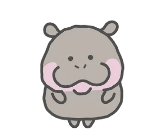 Video sticker 😊 ODENG 03 Dancing Hippo @kal_pc