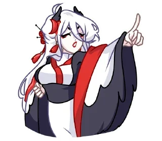Telegram sticker 😠 Tsuru @StickersPackRobot