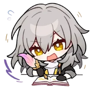 Sticker 🖊️ Amphoreous emojis @totheflawless @HSRZeta