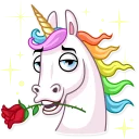 Video sticker 🌹 Unicorn