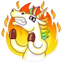 Video sticker 😡 Unicorn