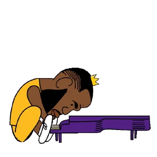 Video sticker 🎹 🏀 by @stickerstgrm