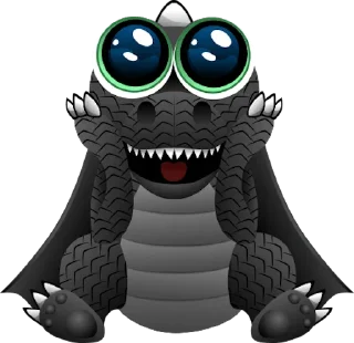 Telegram sticker 😱 dragblack