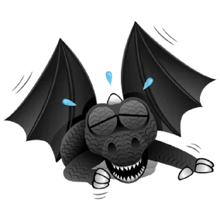 Telegram sticker 🤣 dragblack