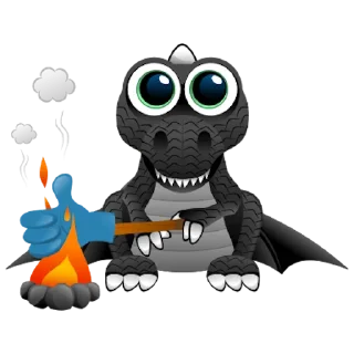 Telegram sticker 😀 dragblack