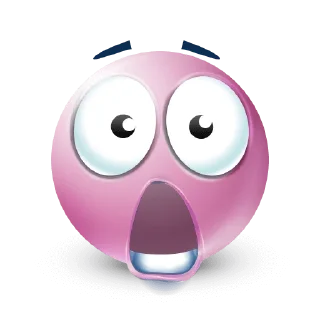 Telegram stiker 😯 Pink emoji @nantoosts