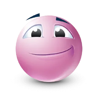 Telegram stiker 😇 Pink emoji @nantoosts