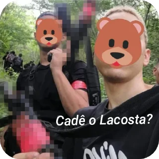 Telegram sticker 🧸 CAÇADOR DE TCPUTA 🔥🐊🐰🔥