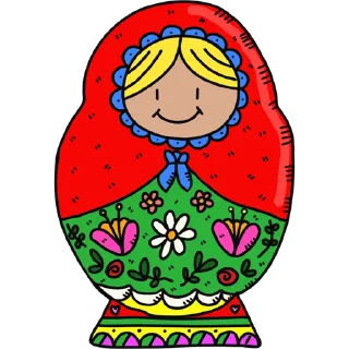 Sticker 🪆 Matryoshka Dolls @PunjabiSticker