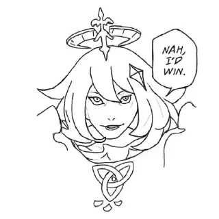 Telegram sticker 😎 Lobotomy Impact 3 :: @fStikBot