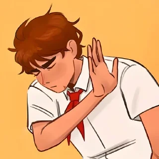 Telegram sticker 🙅‍♂️ ЛВПГ/ОЧМЛ. | Inst: a_che_delat_to