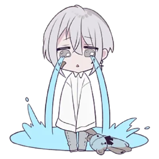 Telegram stiker 😭 Тестовый объект-кун @nyasticks