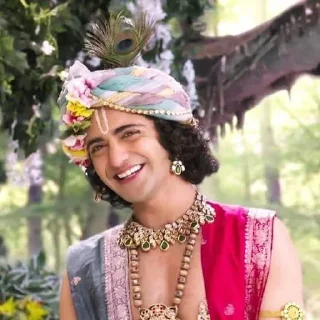 Telegram sticker 😂 Radha Krishna 𖣔 @about_cute_shincha0 .`s kang pack