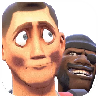 Telegram sticker 🌚 TF2 part 1 by @DNOnnie