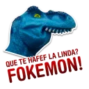 Telegram sticker 😒 Dinofaurio