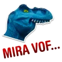 Telegram sticker 😐 Dinofaurio