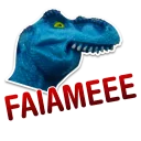 Telegram sticker 🙆 Dinofaurio