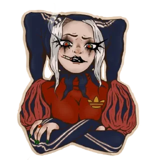 Video sticker 🚬 Скоморох на спидах