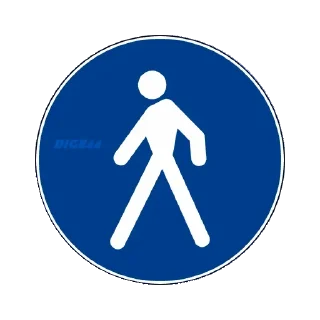 Video sticker 🚶 Road signal @sticker_pack_channel — @stckrRobot