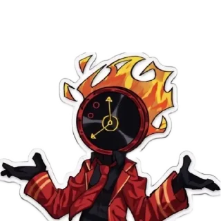 Telegram sticker 🤷 Limbus LAMENT by Blaiz :: @fStikBot