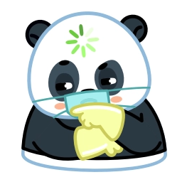 Telegram sticker 🤔 Panda Emic