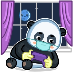Telegram sticker 🎮 Panda Emic