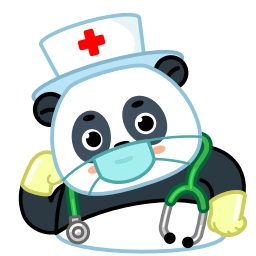 Telegram sticker 👨‍⚕️ Panda Emic