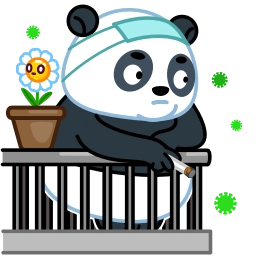 Telegram sticker 😟 Panda Emic
