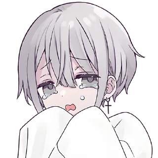 Telegram sticker 😭 Тестовый-кун (BIG) @Nyasticks