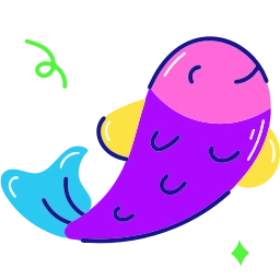 Sticker 🐟 Σ>―(〃°ω°〃)♡→ @cute_enot_art