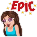 Sticker 😄 indian girls