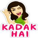 Telegram stiker 😊 indian girls
