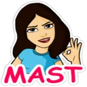 Telegram stiker 😘 indian girls