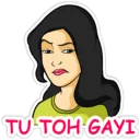 Video sticker 😊 indian girls