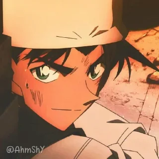 Телеграм стикер 🏍 - ᗷY @ahMshY 𓉮 . Heiji Hattori