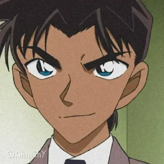 Телеграм стикер 🏍 - ᗷY @ahMshY 𓉮 . Heiji Hattori