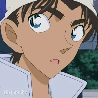 Телеграм стикер 🏍 - ᗷY @ahMshY 𓉮 . Heiji Hattori