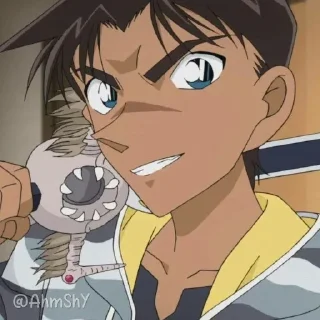 Video sticker 🏍 - ᗷY @ahMshY 𓉮 . Heiji Hattori