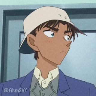 Sticker 🏍 - ᗷY @ahMshY 𓉮 . Heiji Hattori