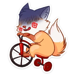 Telegram sticker 🚴‍♂️ Светленькая Паппи (@TgSticker)
