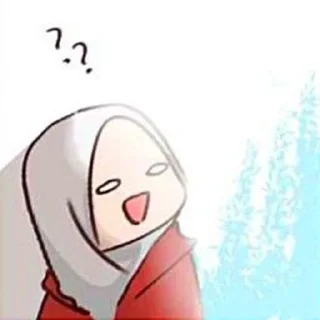 Telegram sticker 😕 hijabi.m :: @fStikBot