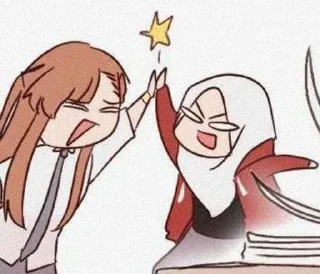 Telegram sticker 🥳 hijabi.m :: @fStikBot