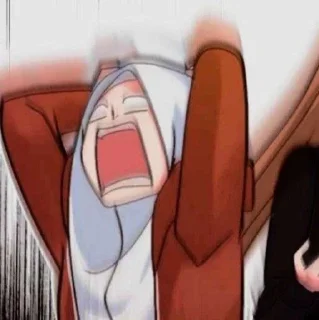 Telegram sticker 😱 hijabi.m :: @fStikBot