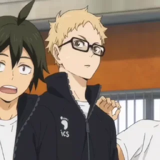 Video sticker 🎧 - ᗷY @ahMshY 𓉮 . Tsukishima Kei