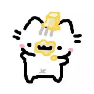 Телеграм стикер 🧈 Silly :3 v2 /art by basiilleaf