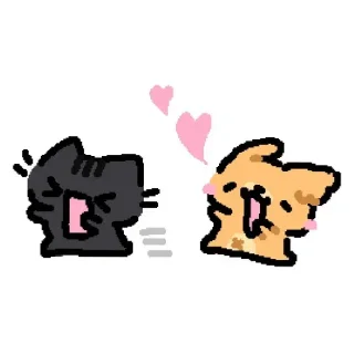 Телеграм стикер 💞 Silly :3 v2 /art by basiilleaf