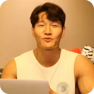 Telegram sticker 💬 짐종국 헬스티콘 By @KakaoEmoticon